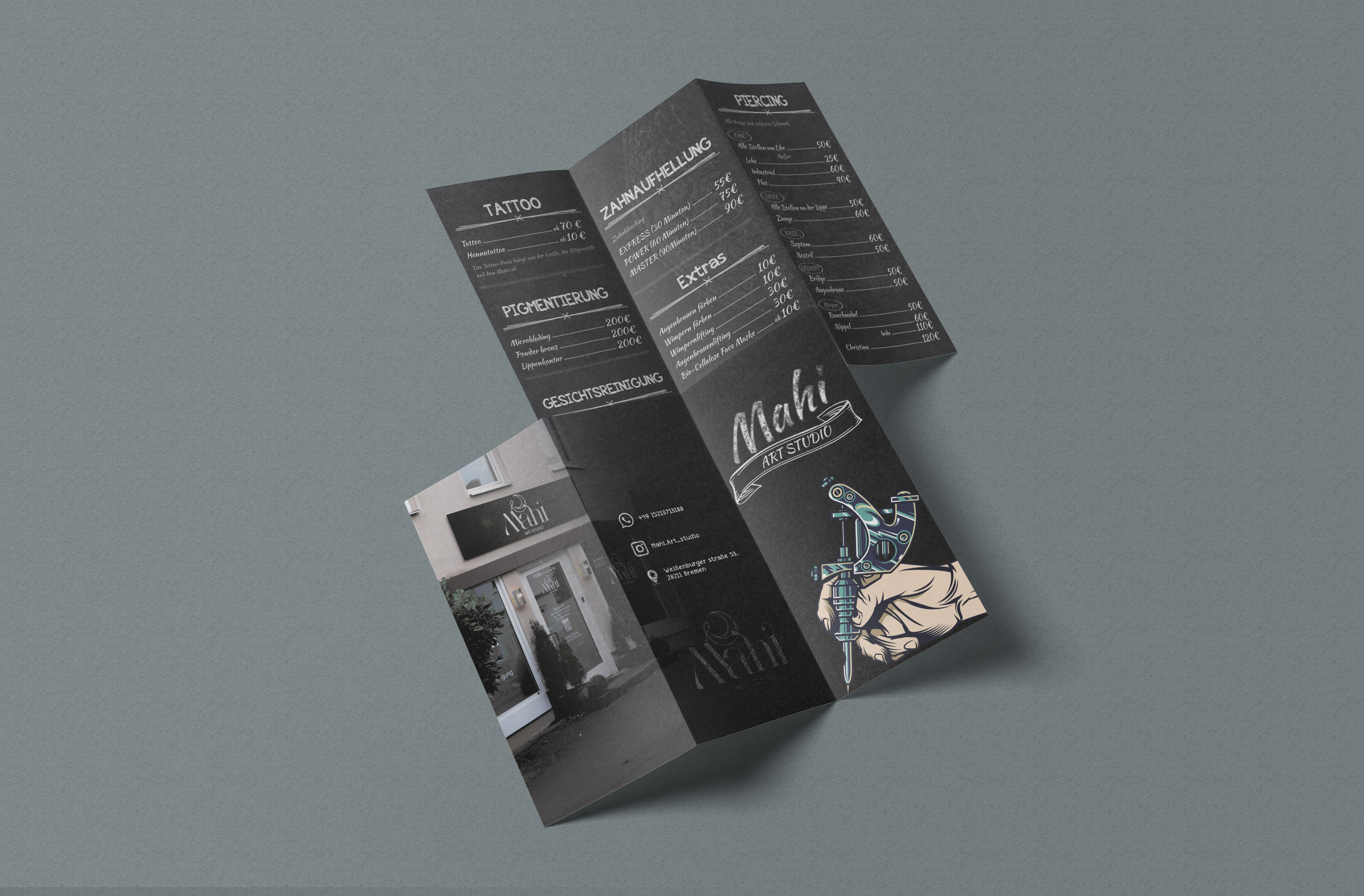 trifold design